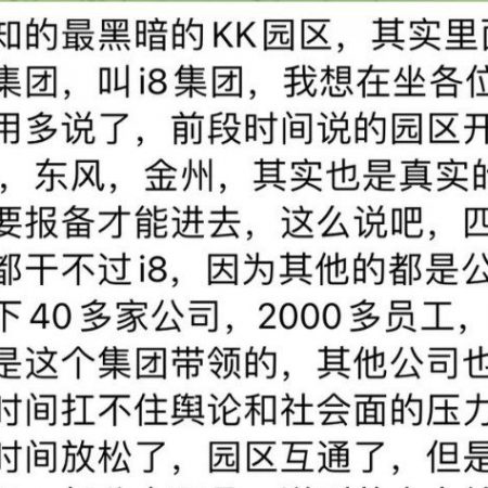 你们所熟知的最黑暗的KK园区，其实里面只有一个最大的集团